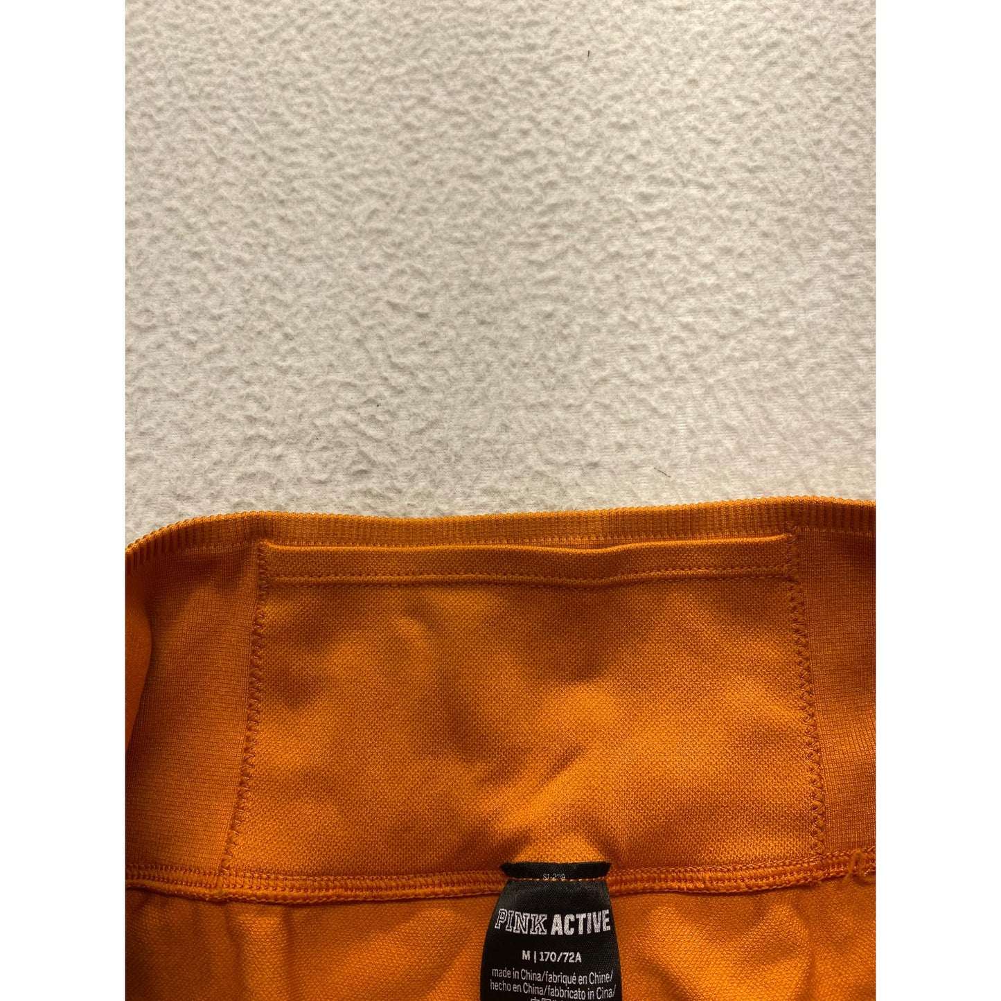 Pink Active Womens Medium Orange Leggings #7002
