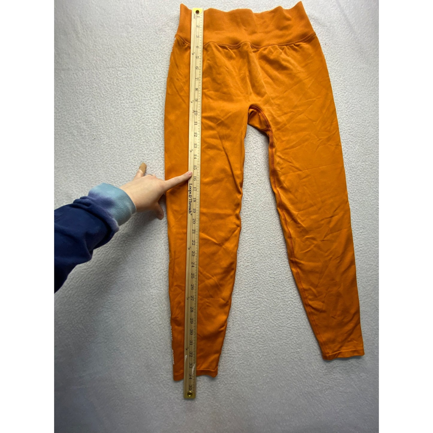 Pink Active Womens Medium Orange Leggings #7002
