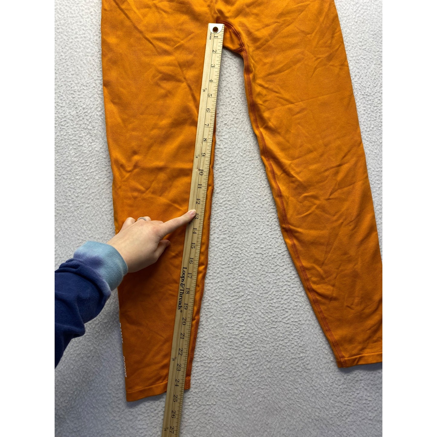 Pink Active Womens Medium Orange Leggings #7002