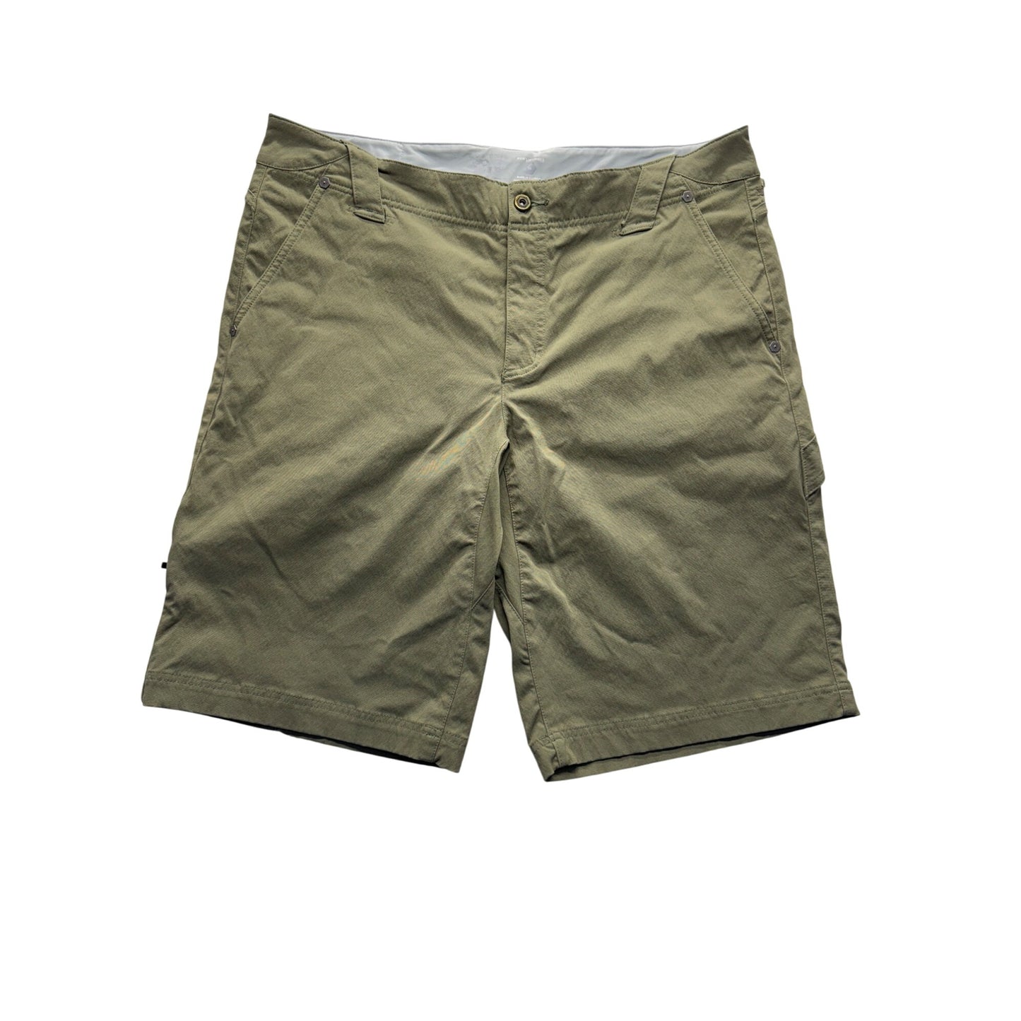 Mountain Hardwear Mens 36 Green Cargo Shorts Nylon/Elastane Blend #7784