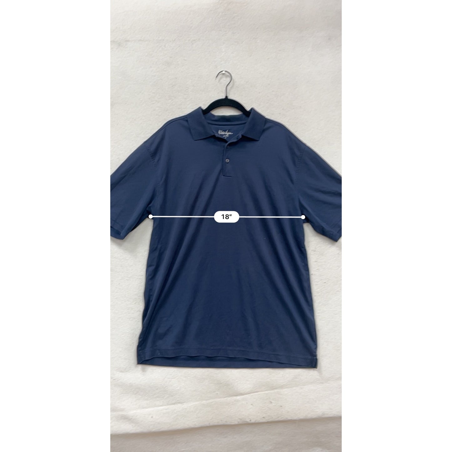 Walter Hagen Navy Blue Polo Shirt Size L #273A