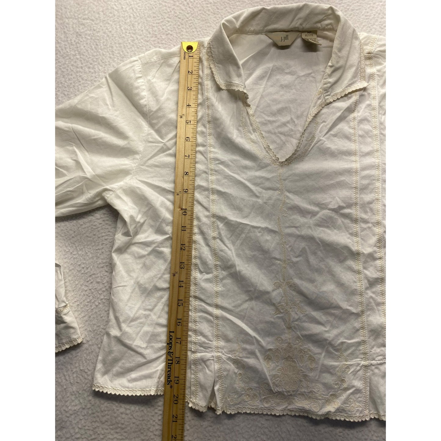Dainty J. Jill Cotton Blouse #5487