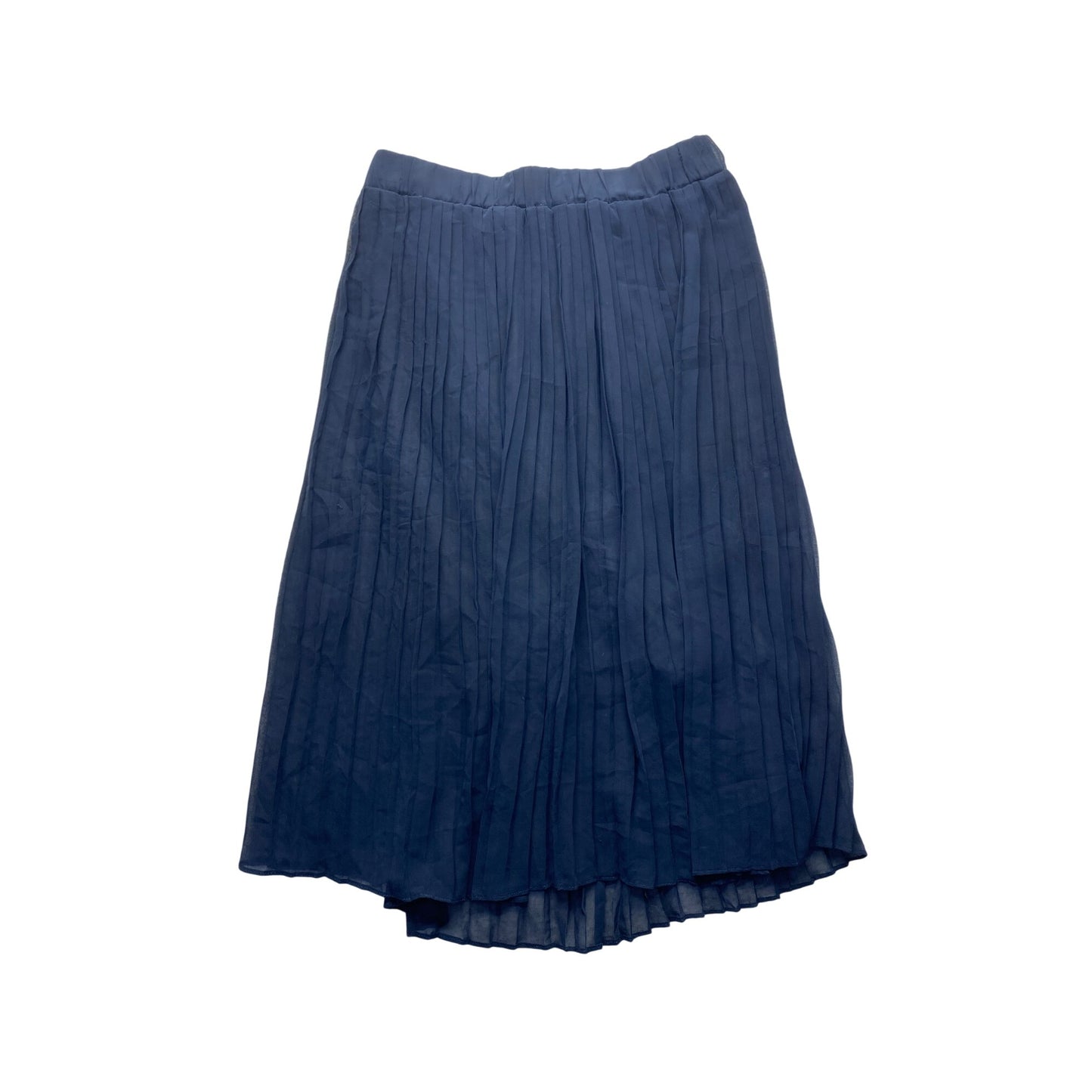 Do It Original Womens Pleated Midi Skirt With Elastic Waist & Built-In Slip #5849