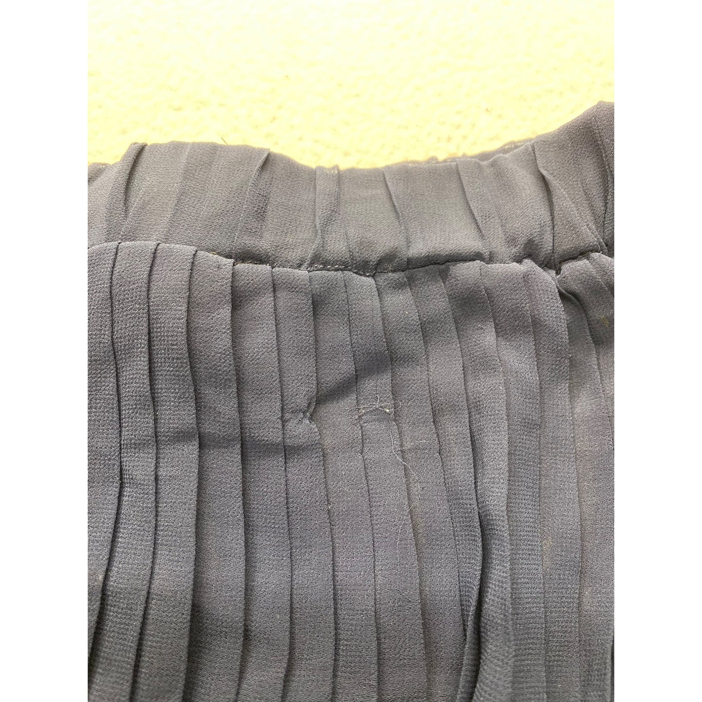 Do It Original Womens Pleated Midi Skirt With Elastic Waist & Built-In Slip #5849
