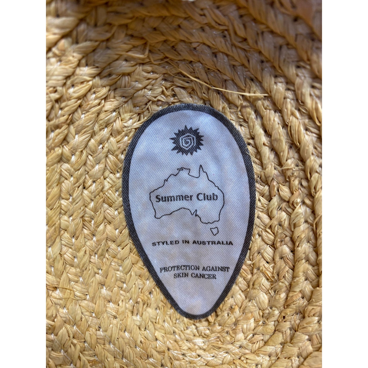 Summer club Australian straw sun hat #5968