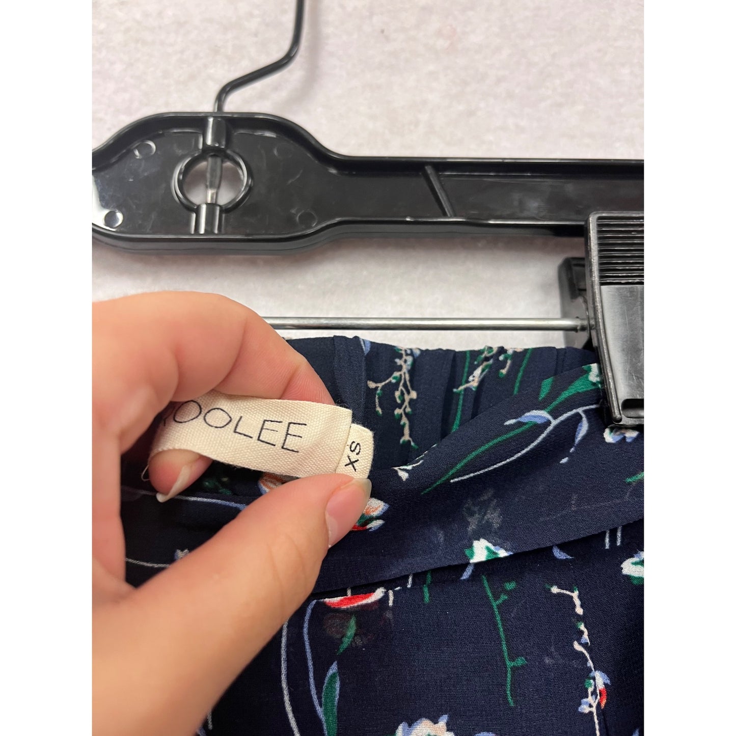 Roolee XS Floral Ruffle Midi Skirt #409A