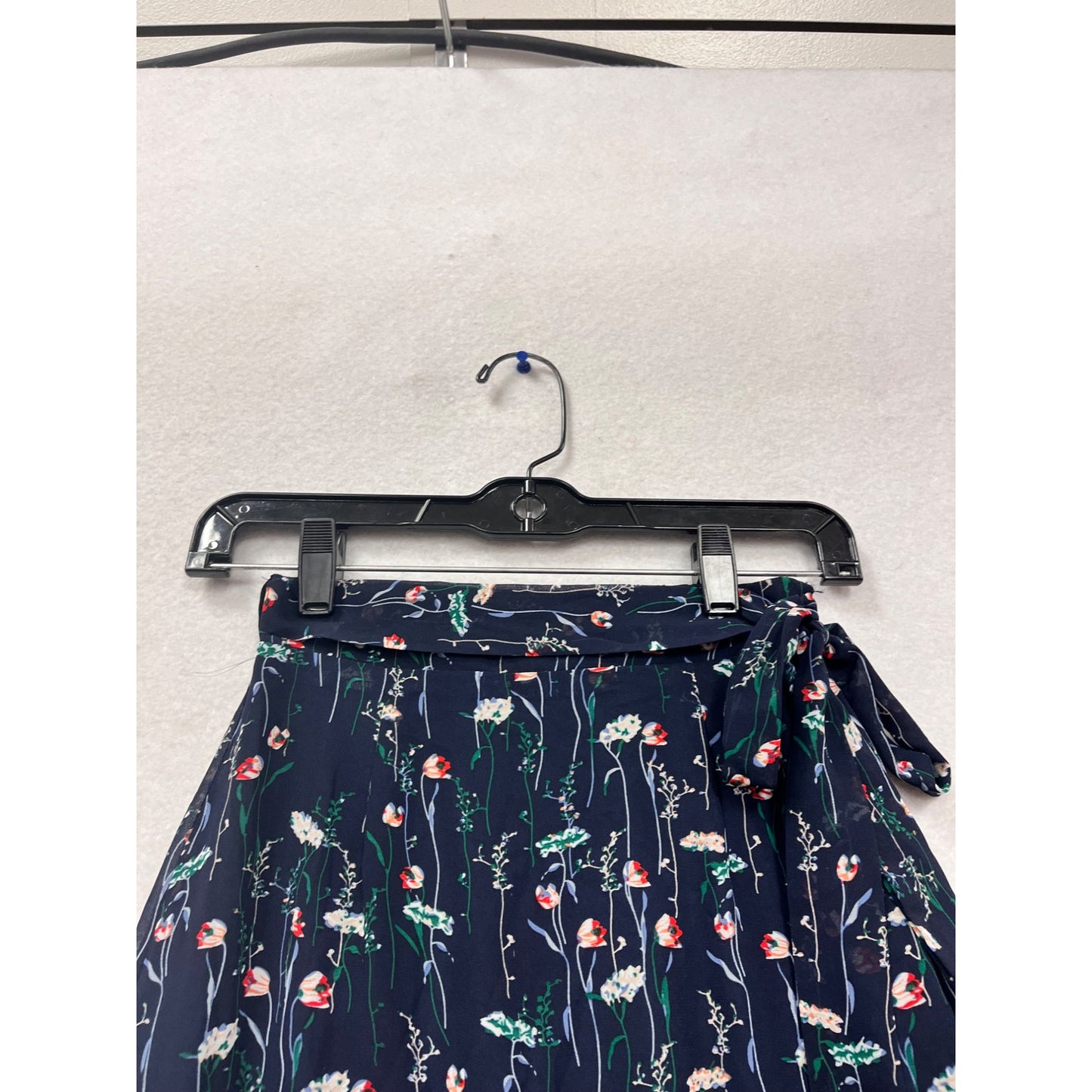 Roolee XS Floral Ruffle Midi Skirt #409A