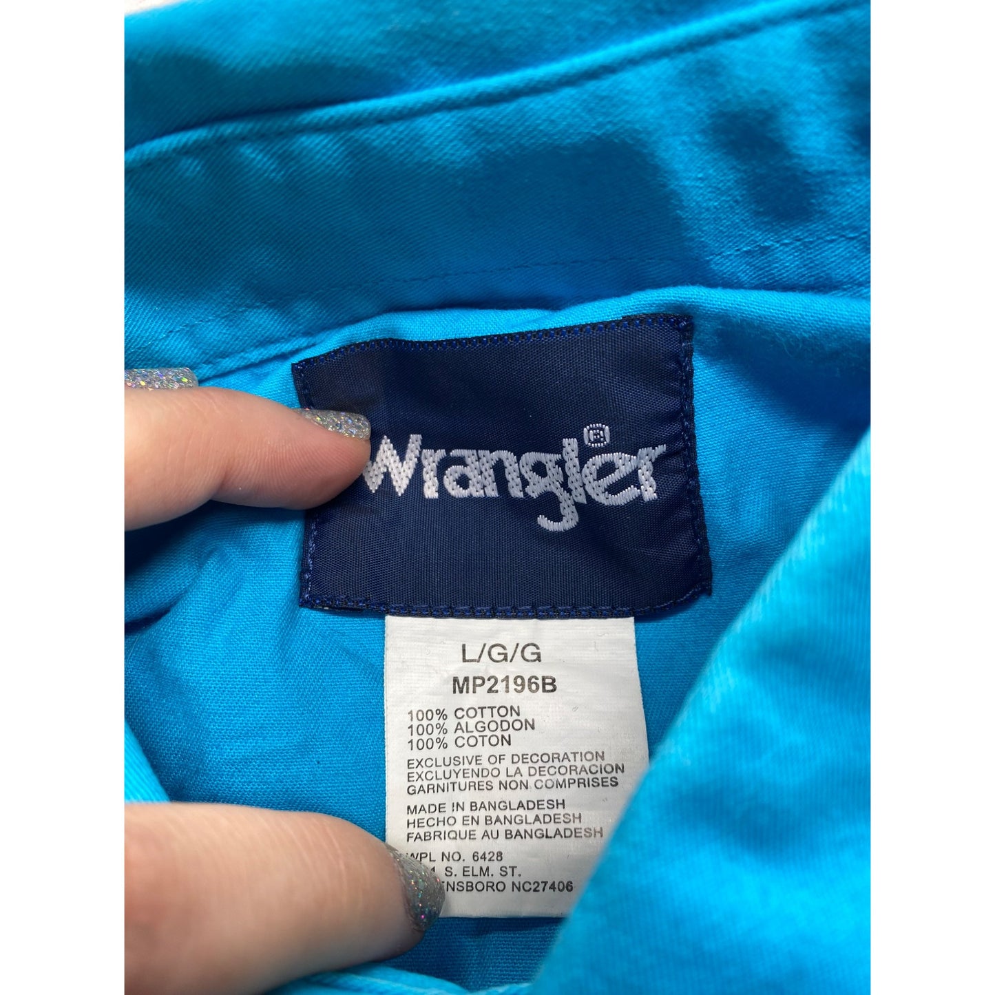Vintage Western Style Wrangler button up #5481
