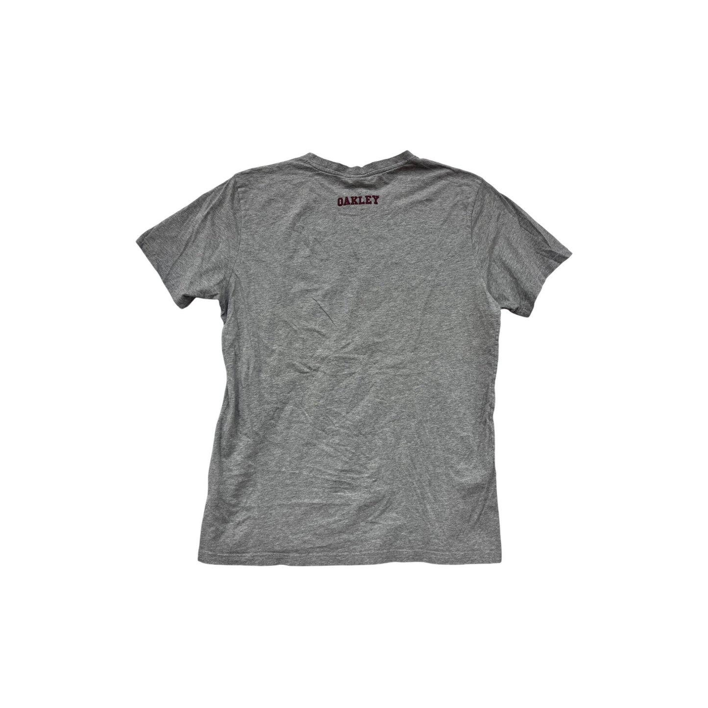 Oakley Gray Custom Fit T-Shirt Mens XL 100% Cotton #8371
