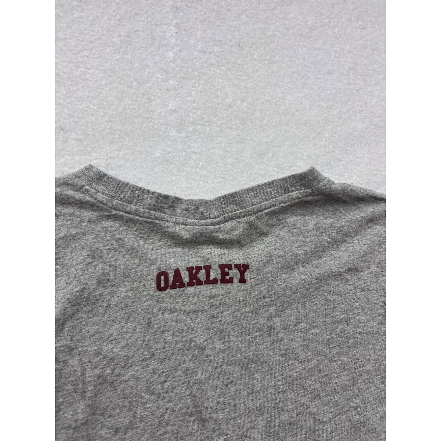 Oakley Gray Custom Fit T-Shirt Mens XL 100% Cotton #8371