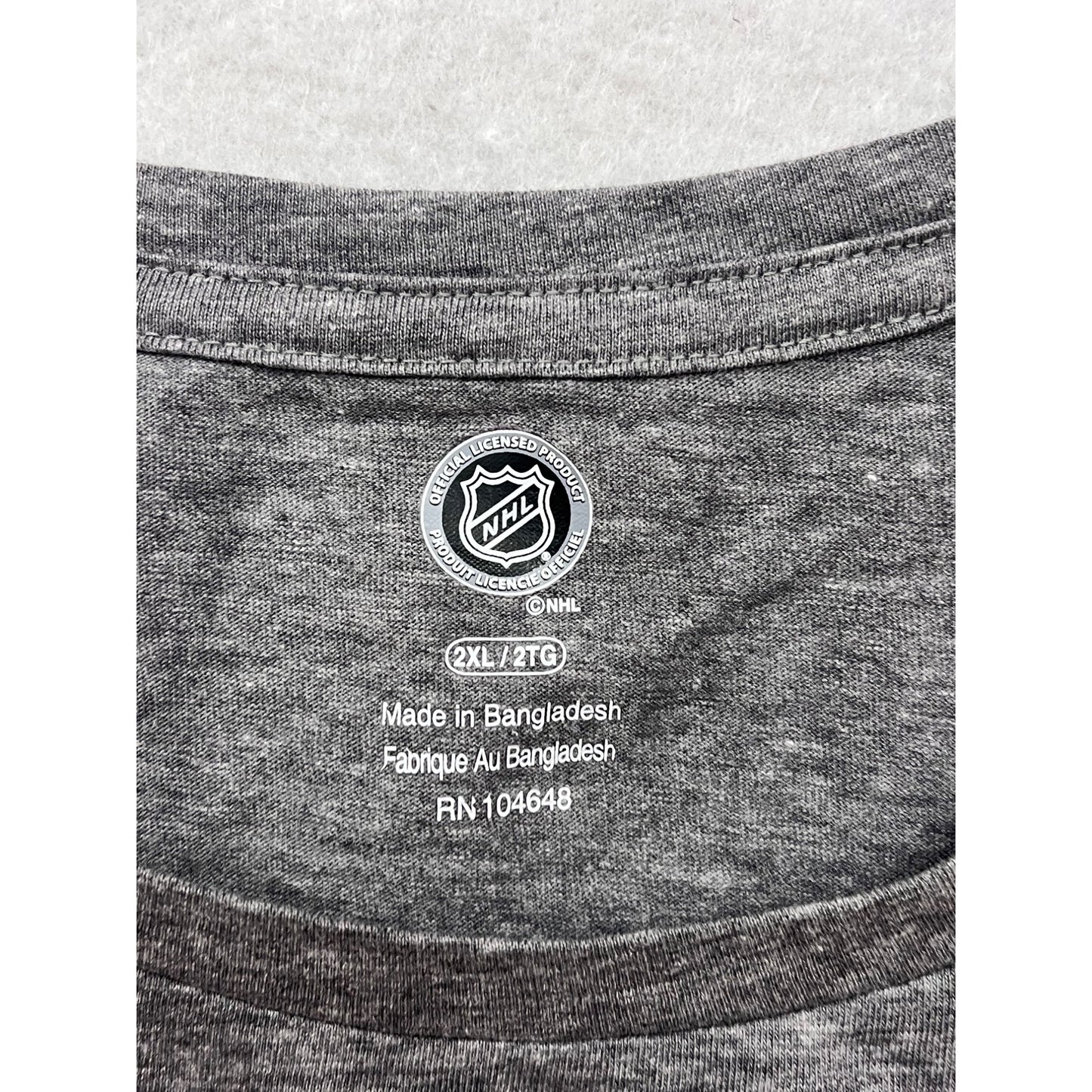 Minnesota Wild NHL Womens Gray Short-Sleeve T-Shirt 2XL #8266