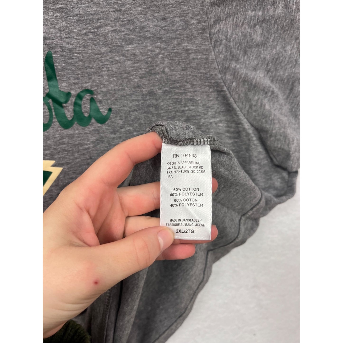 Minnesota Wild NHL Womens Gray Short-Sleeve T-Shirt 2XL #8266