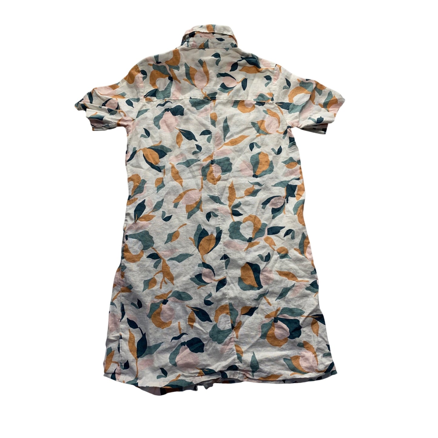 Rachel Zoe Womens Linen Floral Button-Down Shirt Dress #7349