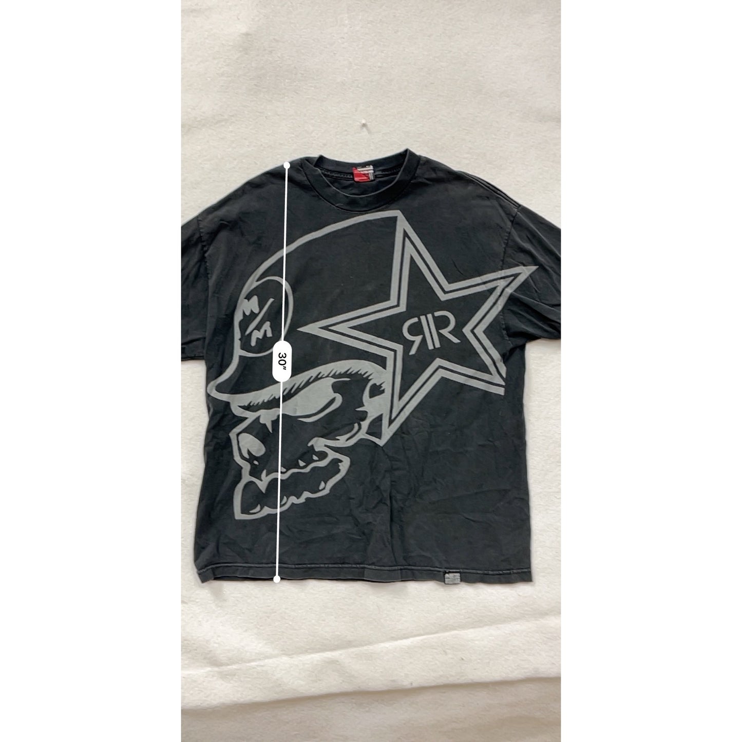 Metal Mulisha Mens XL Black Skull Graphic T-Shirt #8068