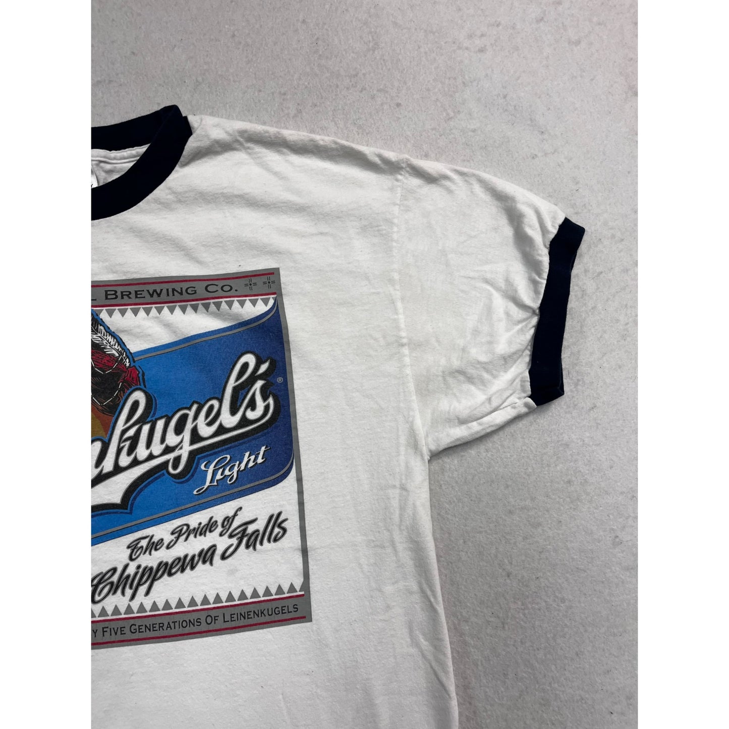 Men’s VTG Leinenkugel's Beer T-Shirt Chippewa Falls Wisconsin #2676
