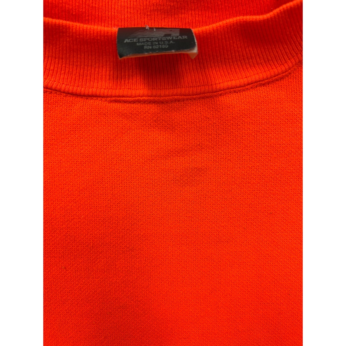 Vintage Ace Sportswear Orange Crewneck Sweatshirt #6365