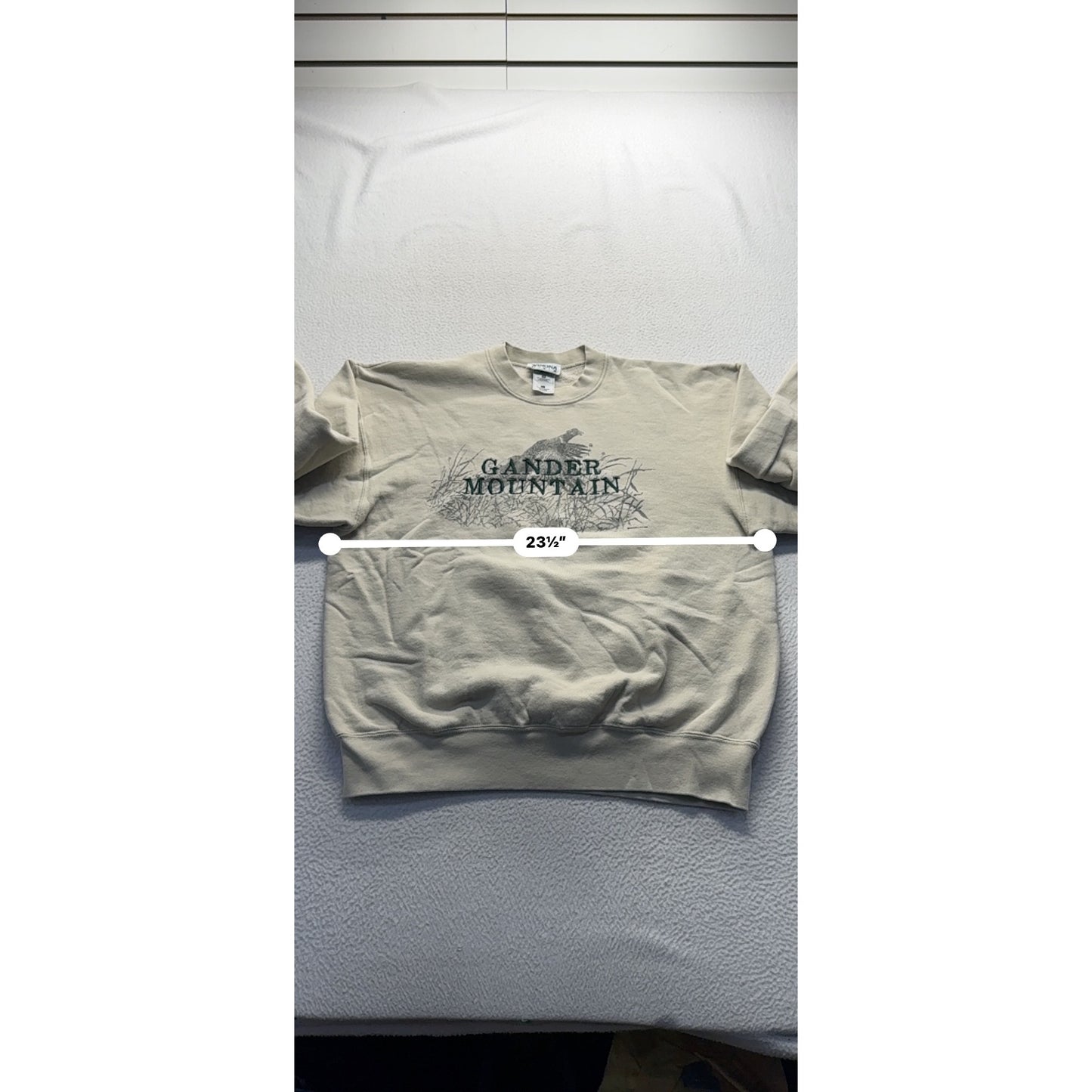 Vintage Gander Mountain Beige Crewneck Sweatshirt XL #7974