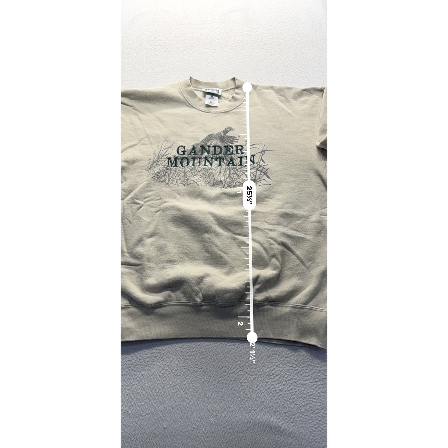 Vintage Gander Mountain Beige Crewneck Sweatshirt XL #7974