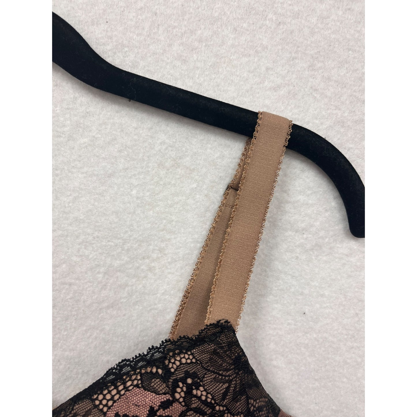 Parisa Womens Brown & Black Lace Push Up Bra 32DDD #6267