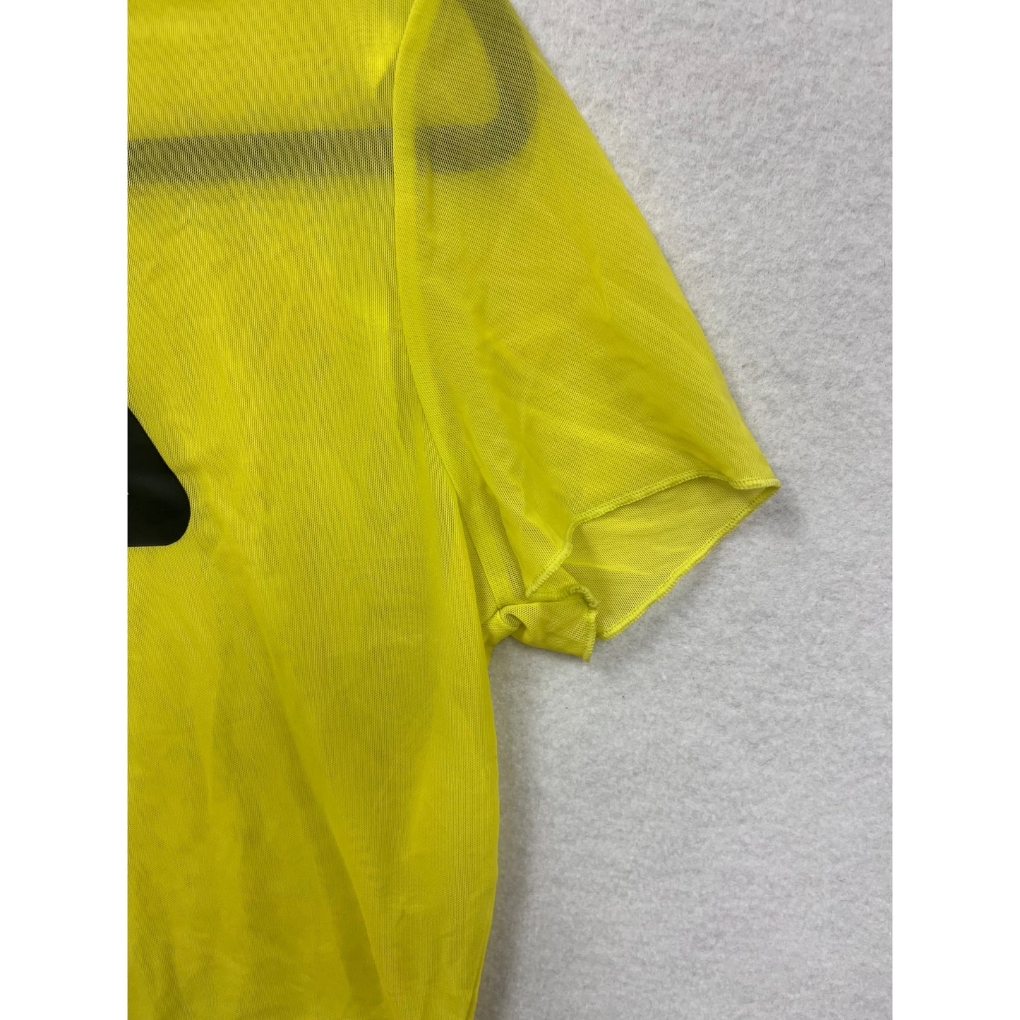 Women’s Neon Yellow FILA Mesh CropTop #2995