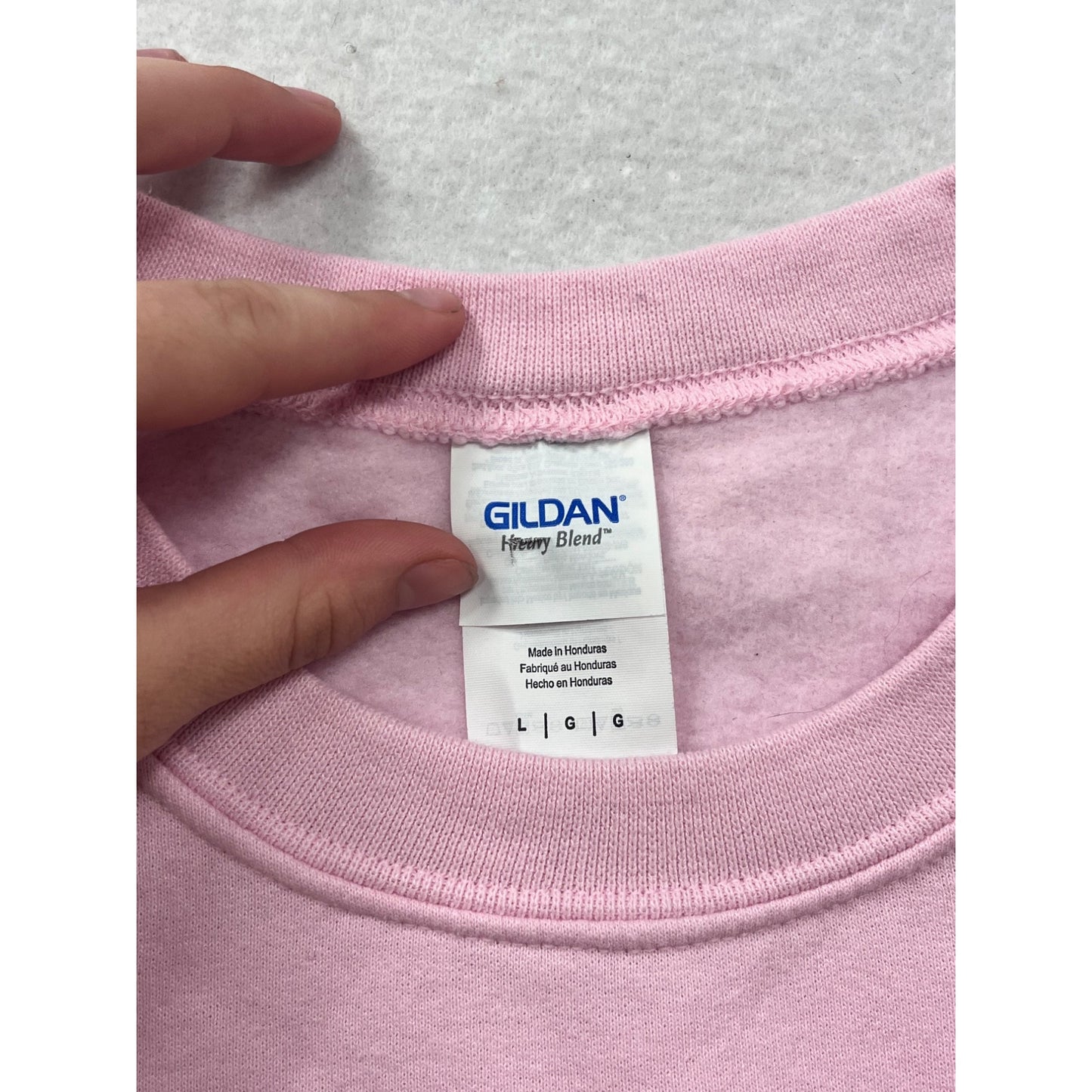 Gildan Heavy Blend Pink Graphic Sweatshirt #8193