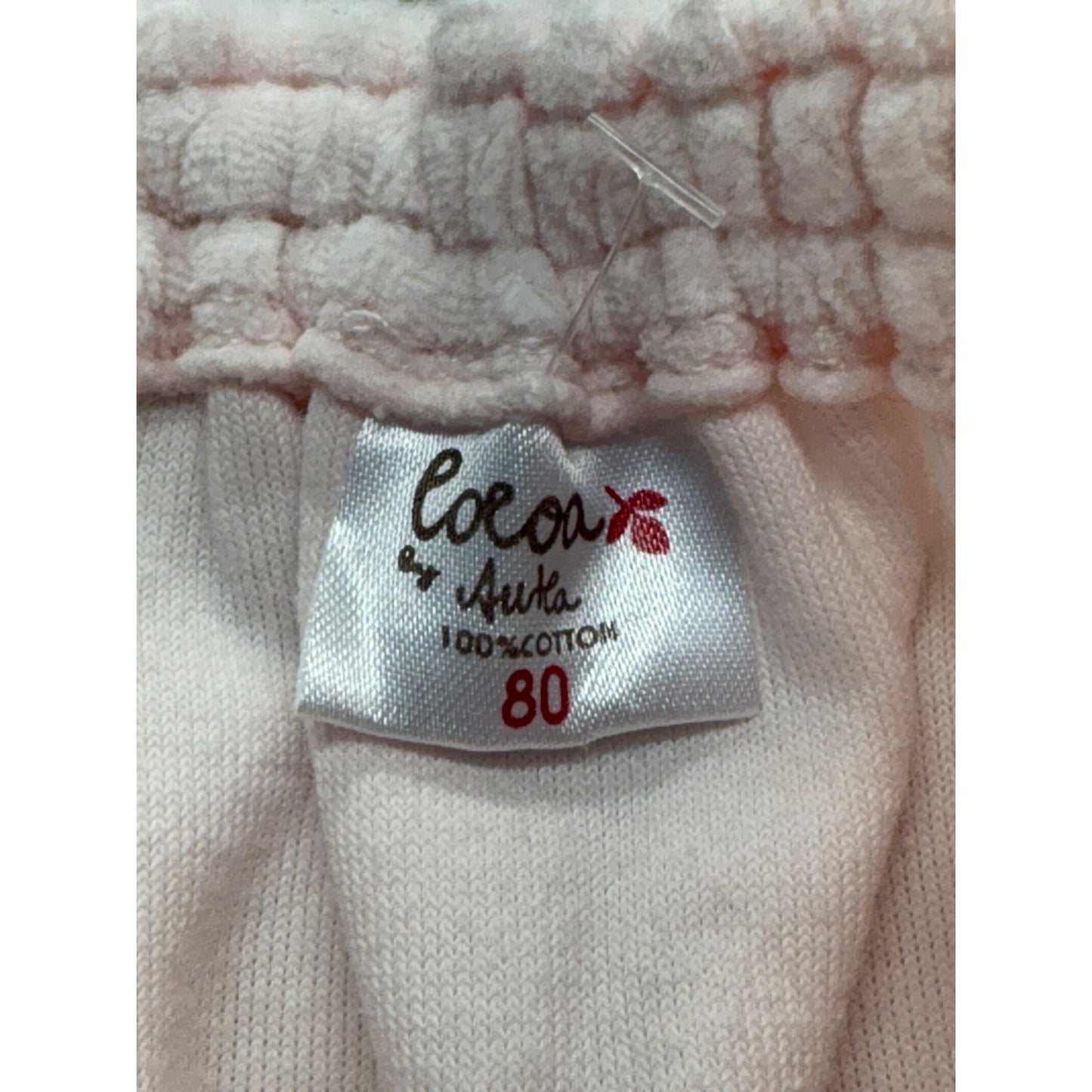 Baby Girls Pink Long Sleeve Bunny Embroidered Set #7646