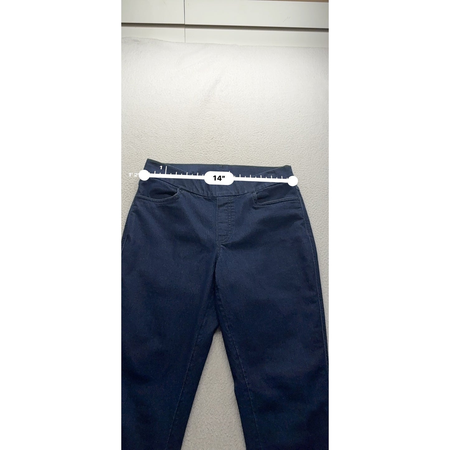 Columbia Sportwear Co. Dark Blue Stretch Denim Pants Regular Fit #214B