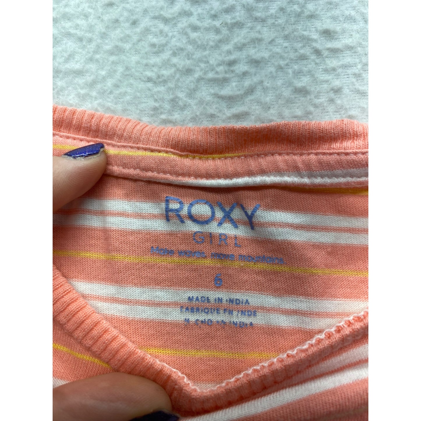 Roxy Girls Striped Crop Top #5887