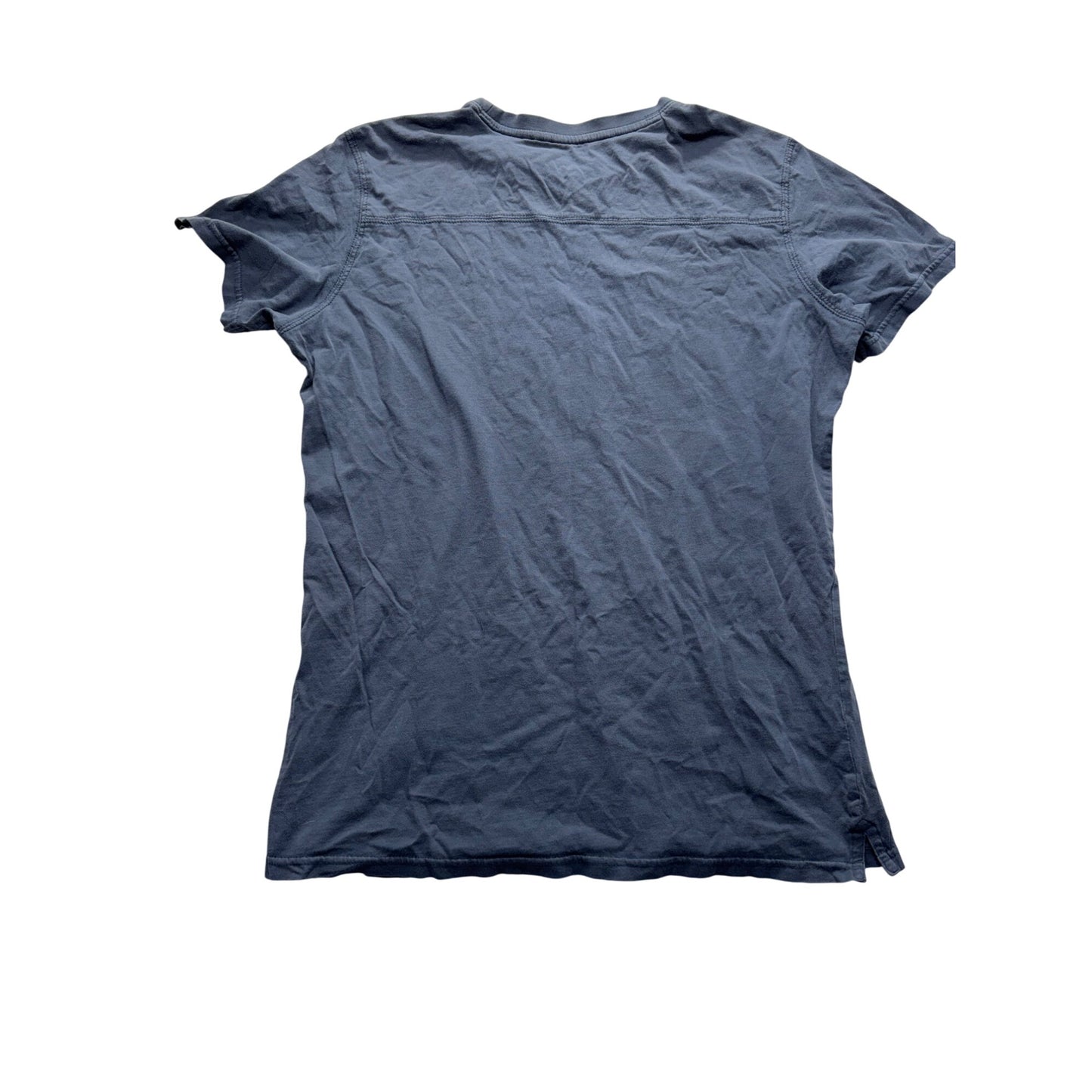 Kuhl Womens Organic Cotton T-Shirt Navy Blue Graphic Design Size M #7769