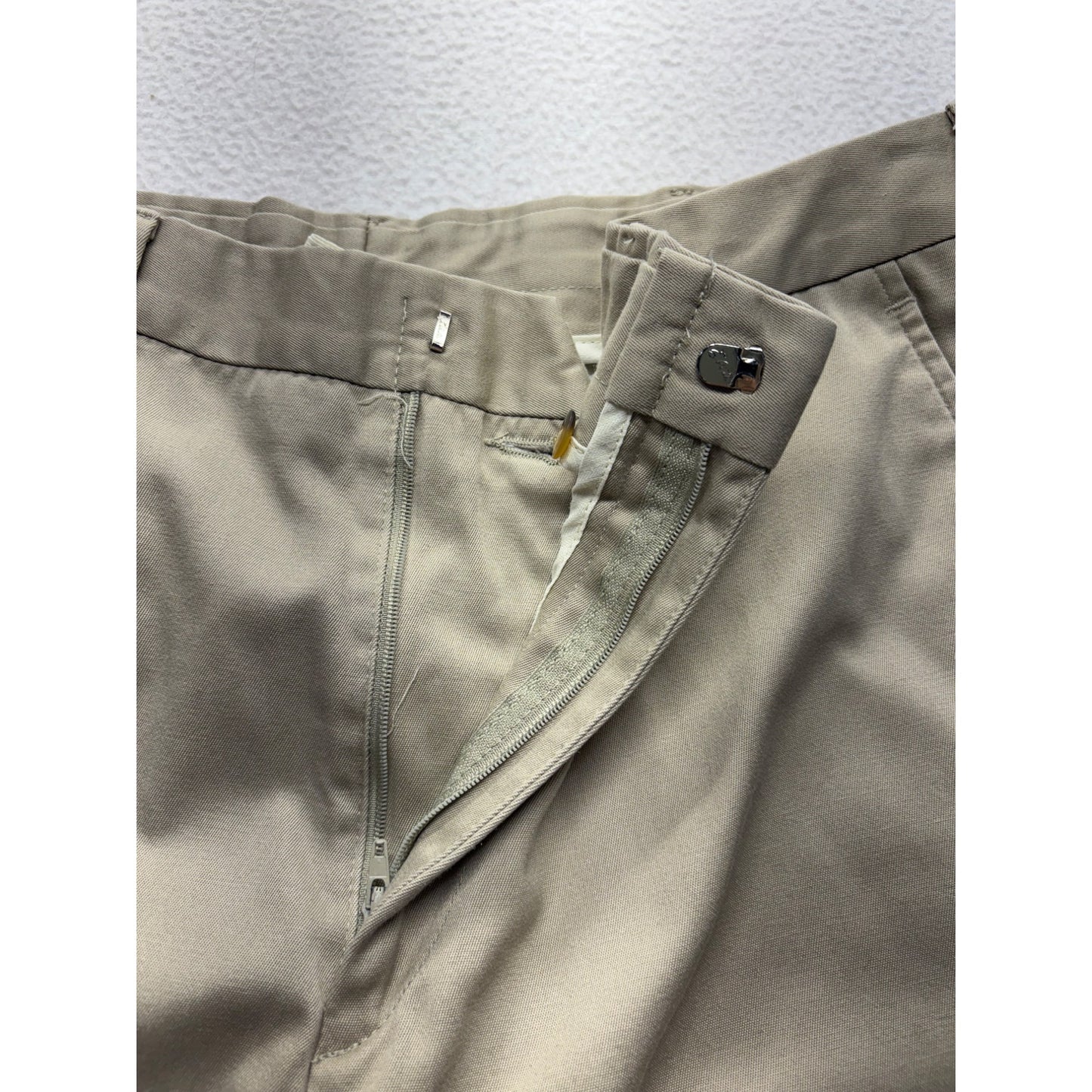 Lands End Mens Khaki Chino Pants 34 Regular #7557