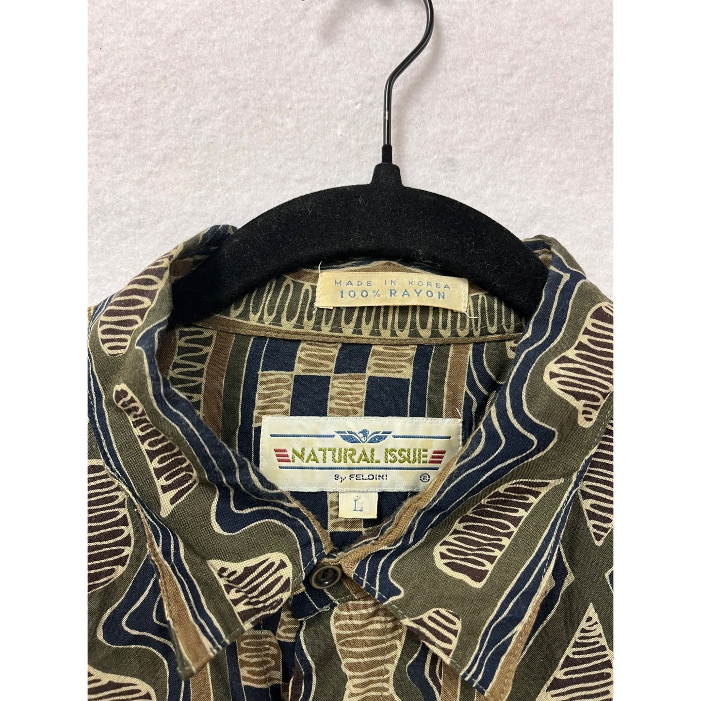 Men’s Vintage Natural Issue By Felini Button-Up Shirt #6109