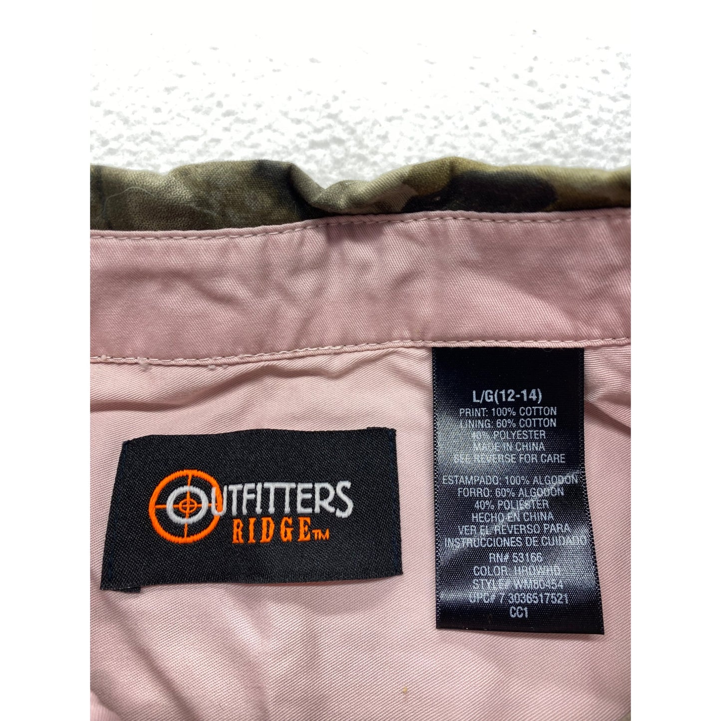 Outfitters Ridge Womens Realtree Camo shirt #5726