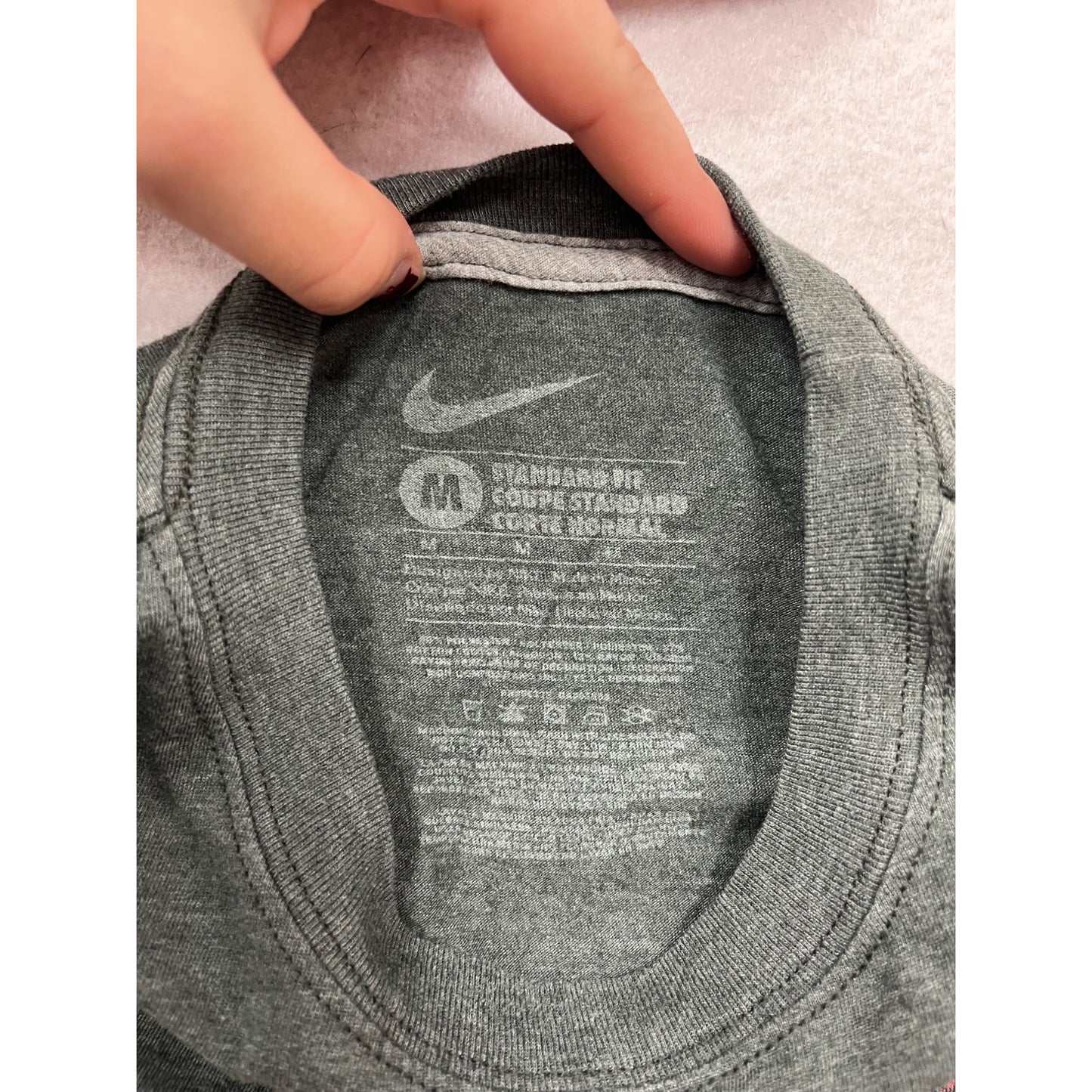 Women’s Grey Nike Minnesota Twins Graphic T-Shirt #6357