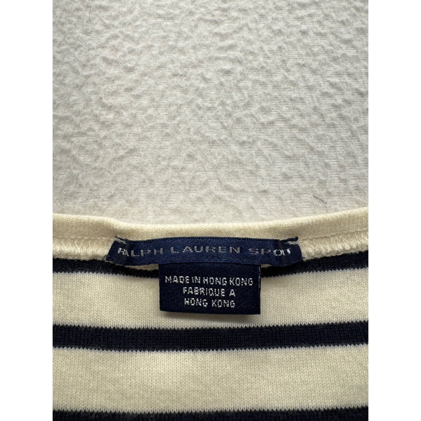 Ralph Lauren Sport Womens Striped Sleeveless Dress Navy & Cream #7420