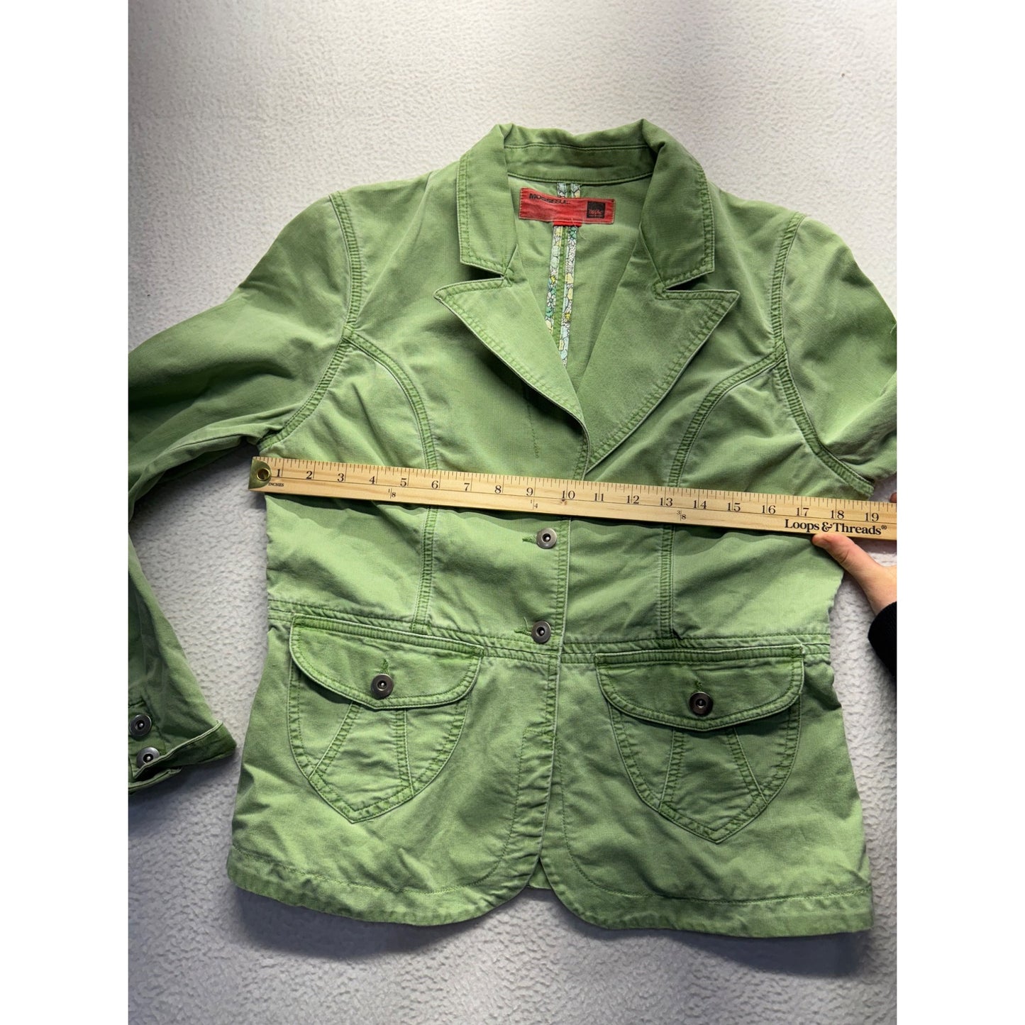 Mossissue By Mossimo Jean Jacket#5707