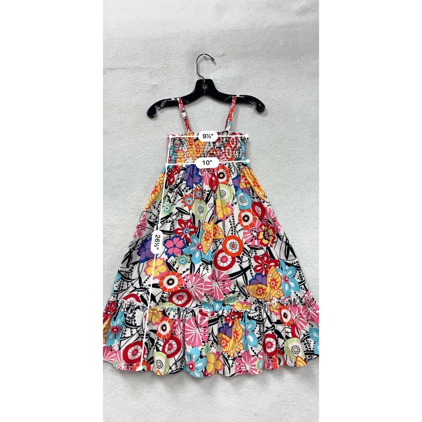 Hanna Andersson Girls 10 Floral Maxi Dress #8079