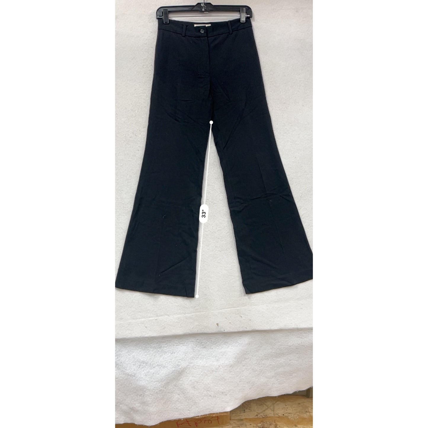 Gentry Portofino Womens Black Wide-Leg Dress Pants Size 0-2 #128C