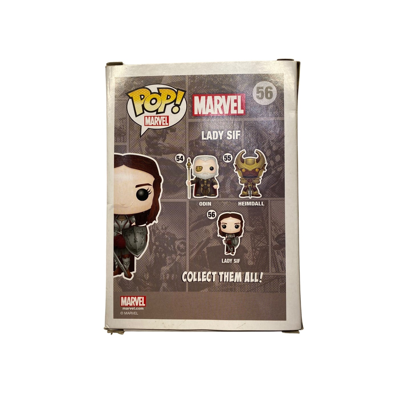 Funko Pop! Marvel Lady Sif #56 Vinyl Collectible In Original Box #7260