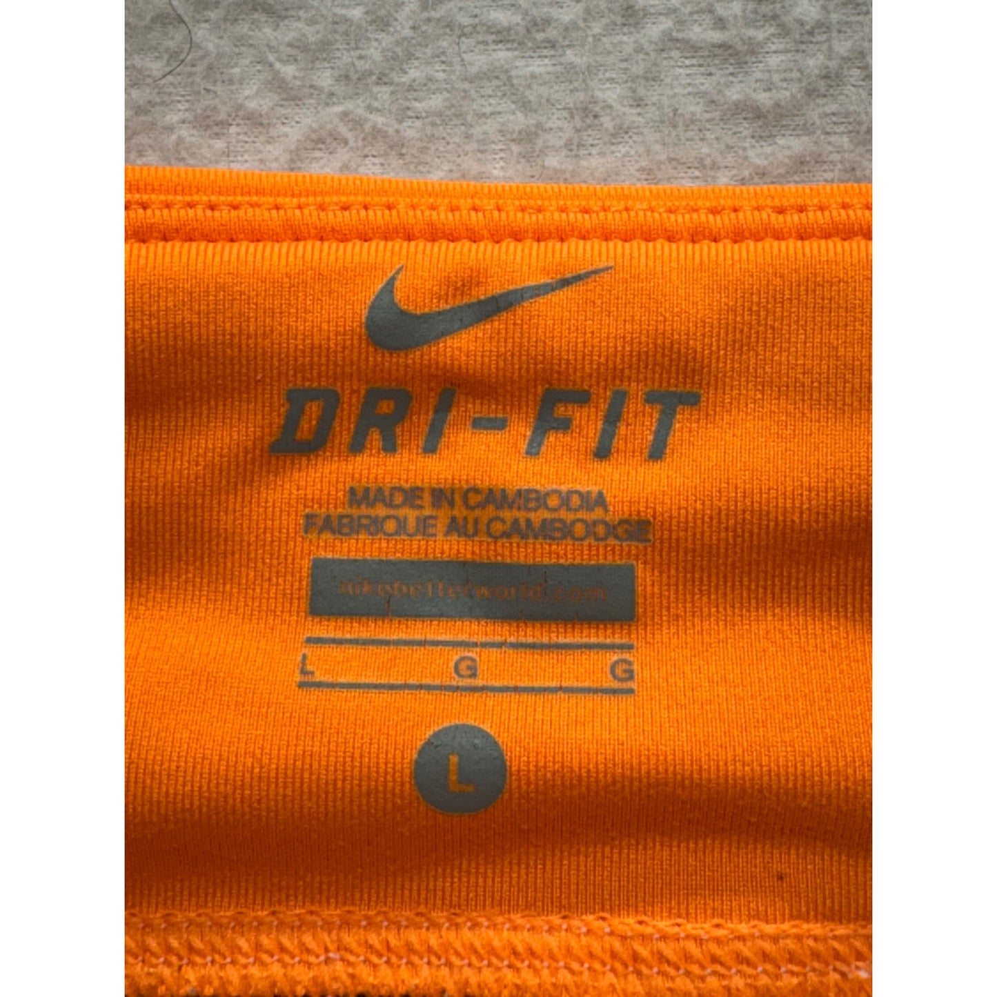 Nike Dri-Fit Womens Zebra Print & Orange Active Leggings #7501