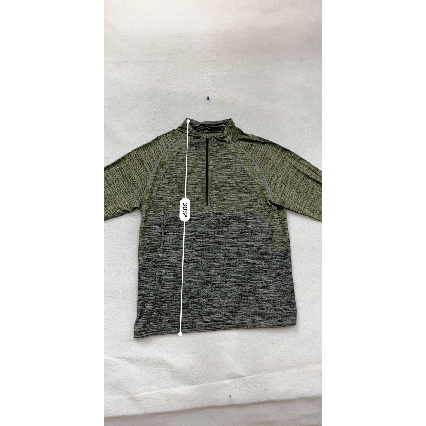 Athletic 1/4 Zip Pullover Sweatshirt XL #931A