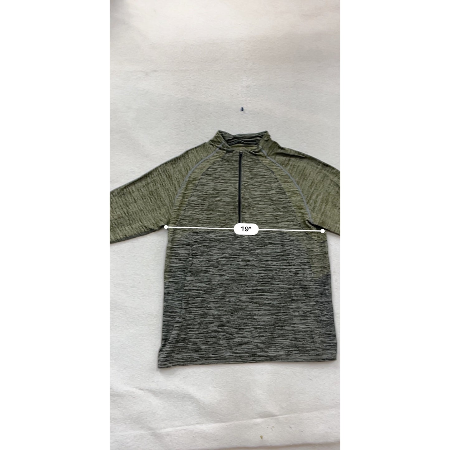 Athletic 1/4 Zip Pullover Sweatshirt XL #931A