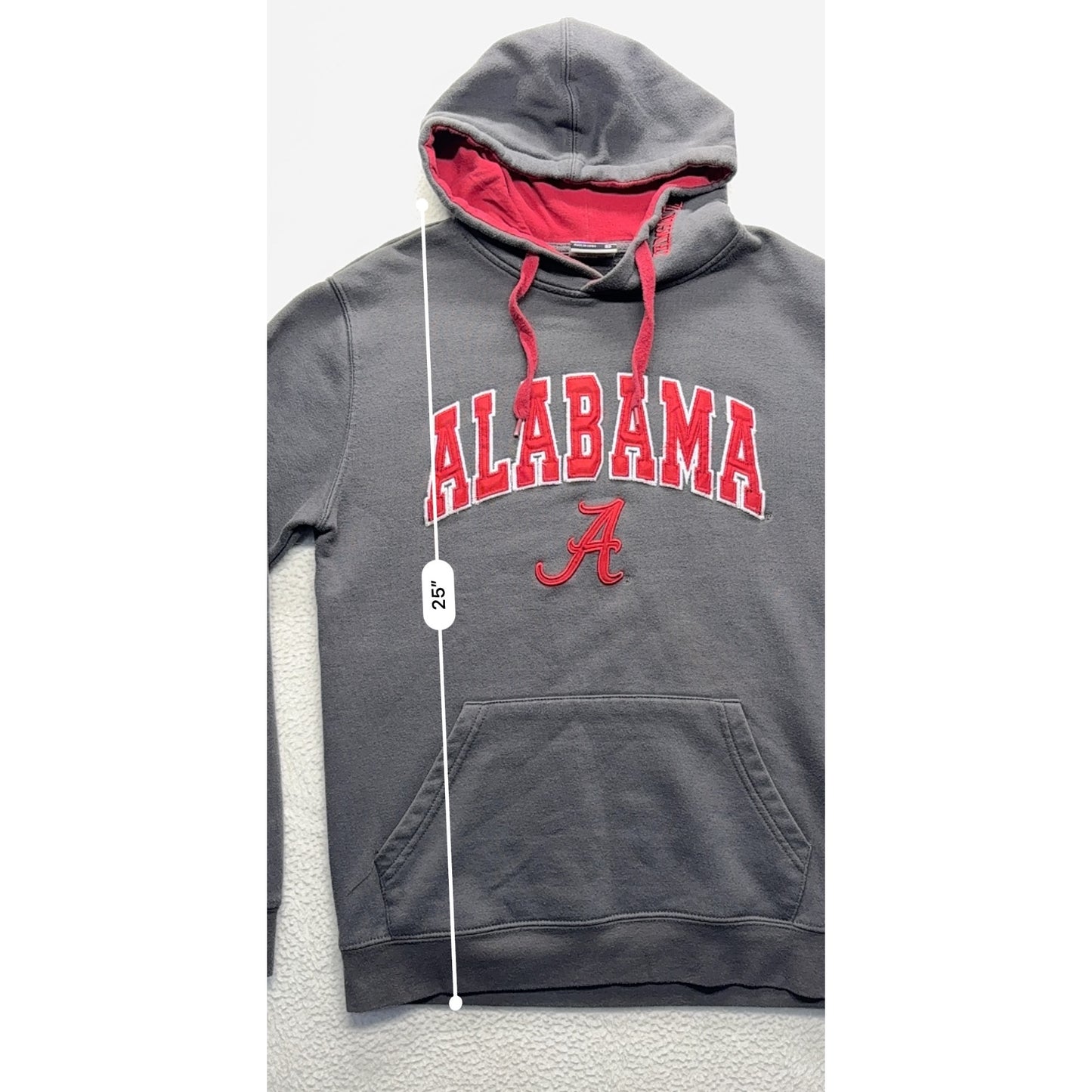Alabama Crimson Tide Gray & Red Hoodie Sweatshirt #7424