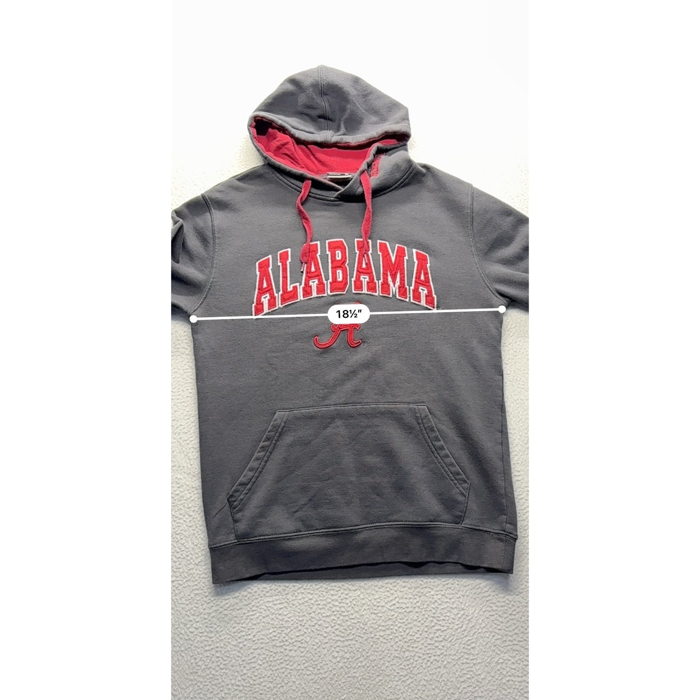 Alabama Crimson Tide Gray & Red Hoodie Sweatshirt #7424