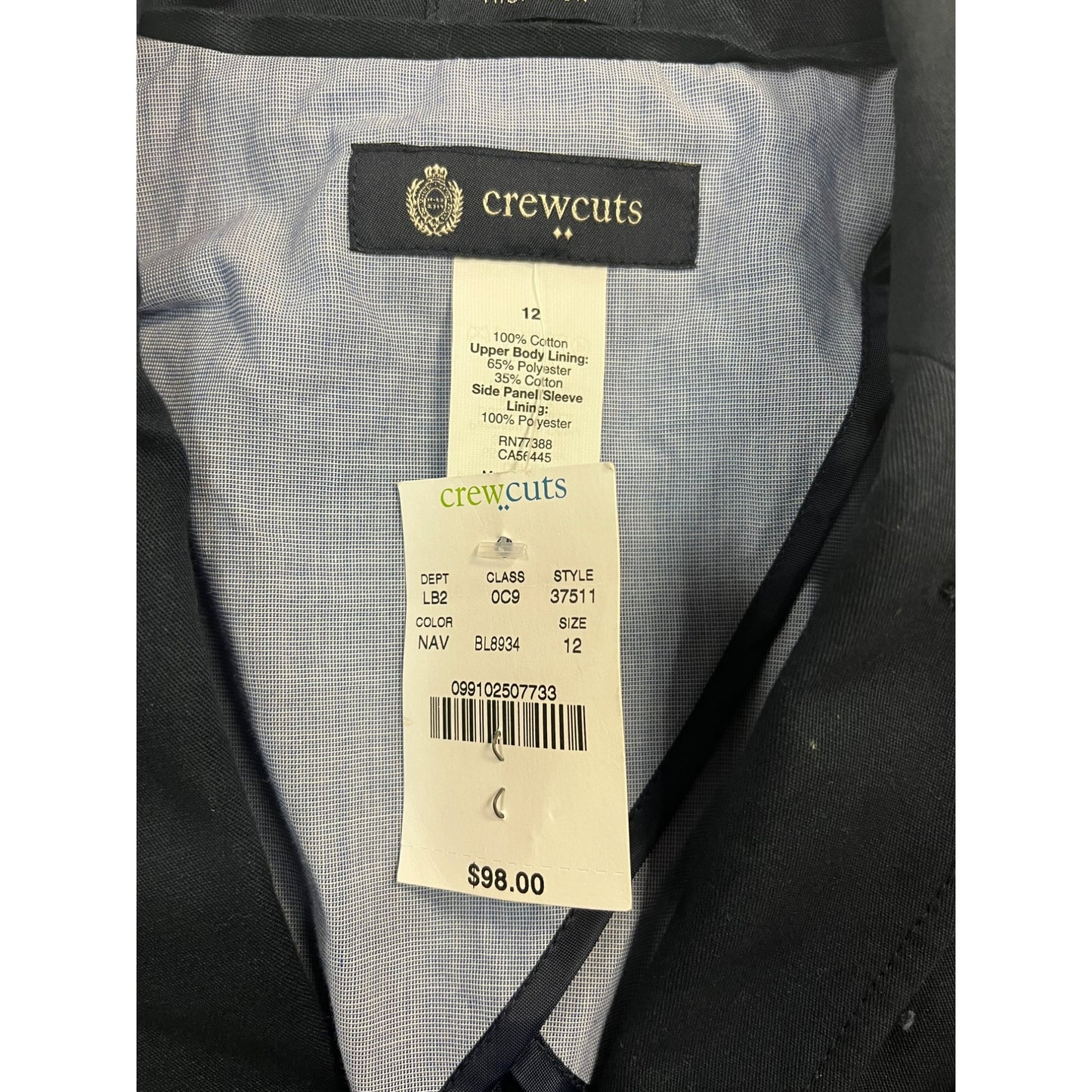 Boys Crewcuts Formal Jacket #2388
