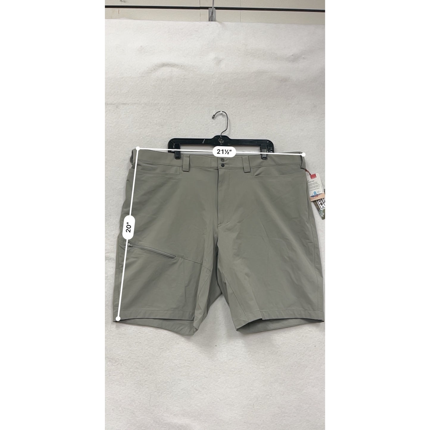 Mens New 44 Alaskan Hardgear Shorts With Zippered Pocket & Durable Water-Resistant Design #8030