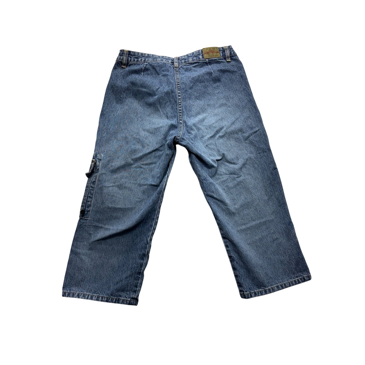 Unionbay Vintage Denim Cargo Capri Jeans #7573
