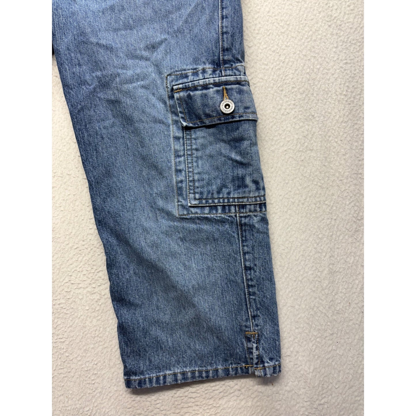 Unionbay Vintage Denim Cargo Capri Jeans #7573