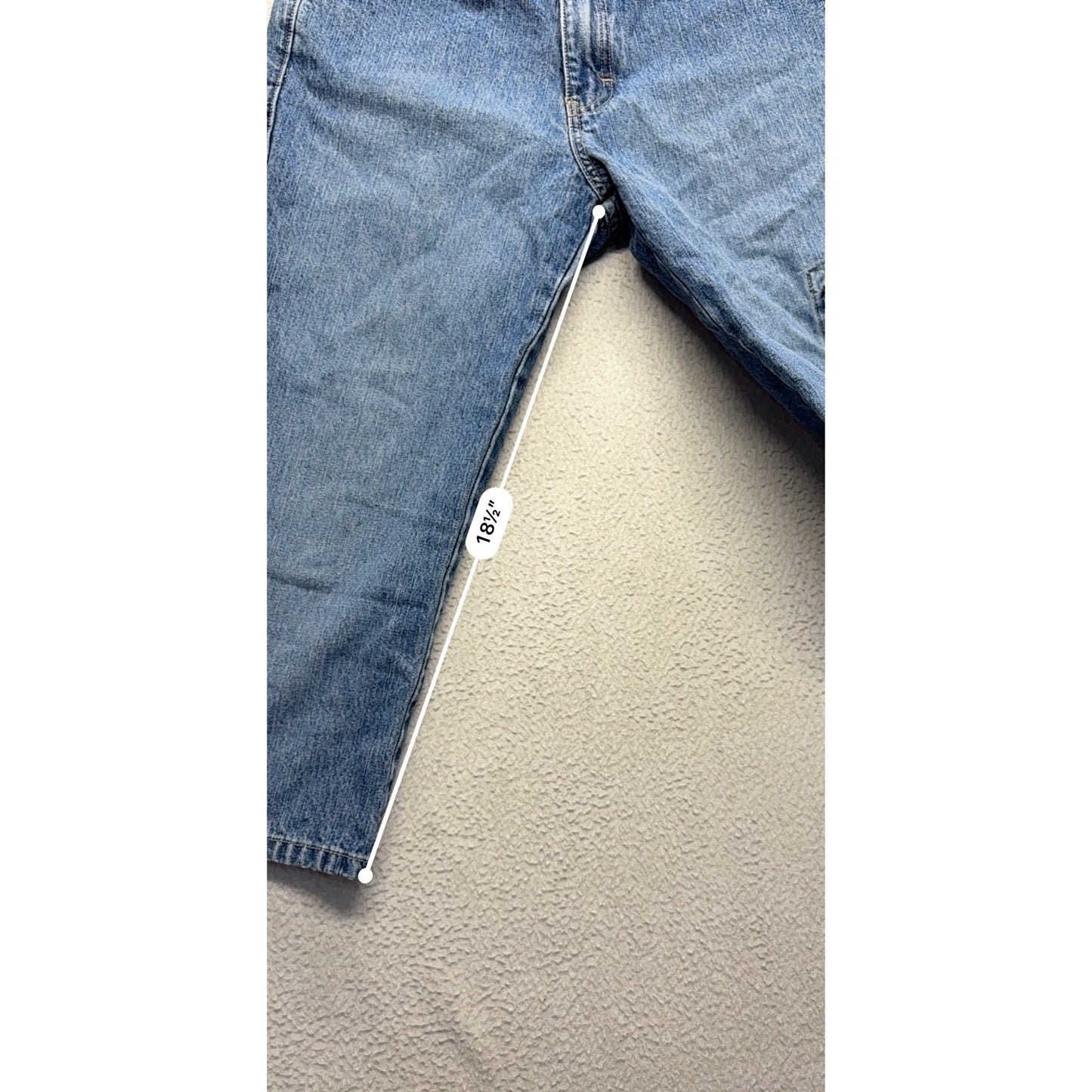 Unionbay Vintage Denim Cargo Capri Jeans #7573