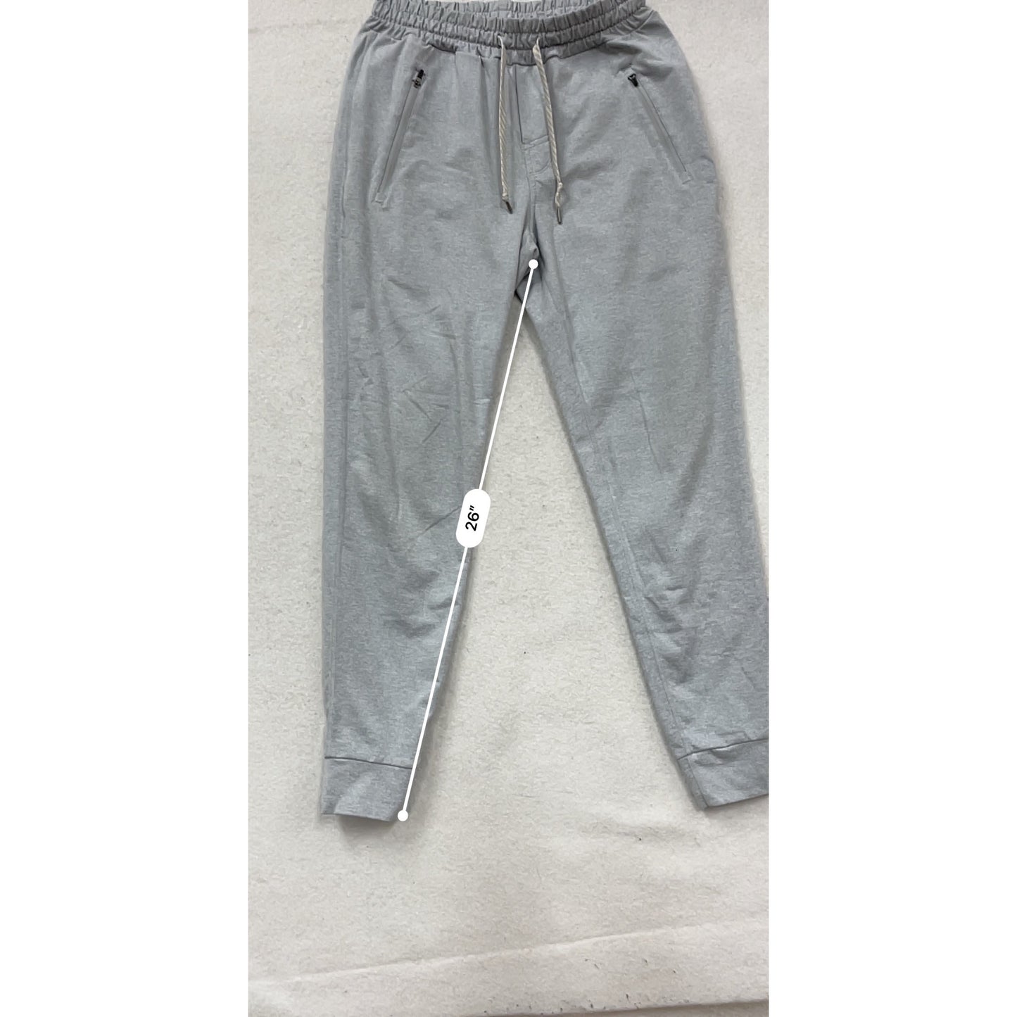 Vuori Mens Performance Jogger Pants Size L Gray #796A