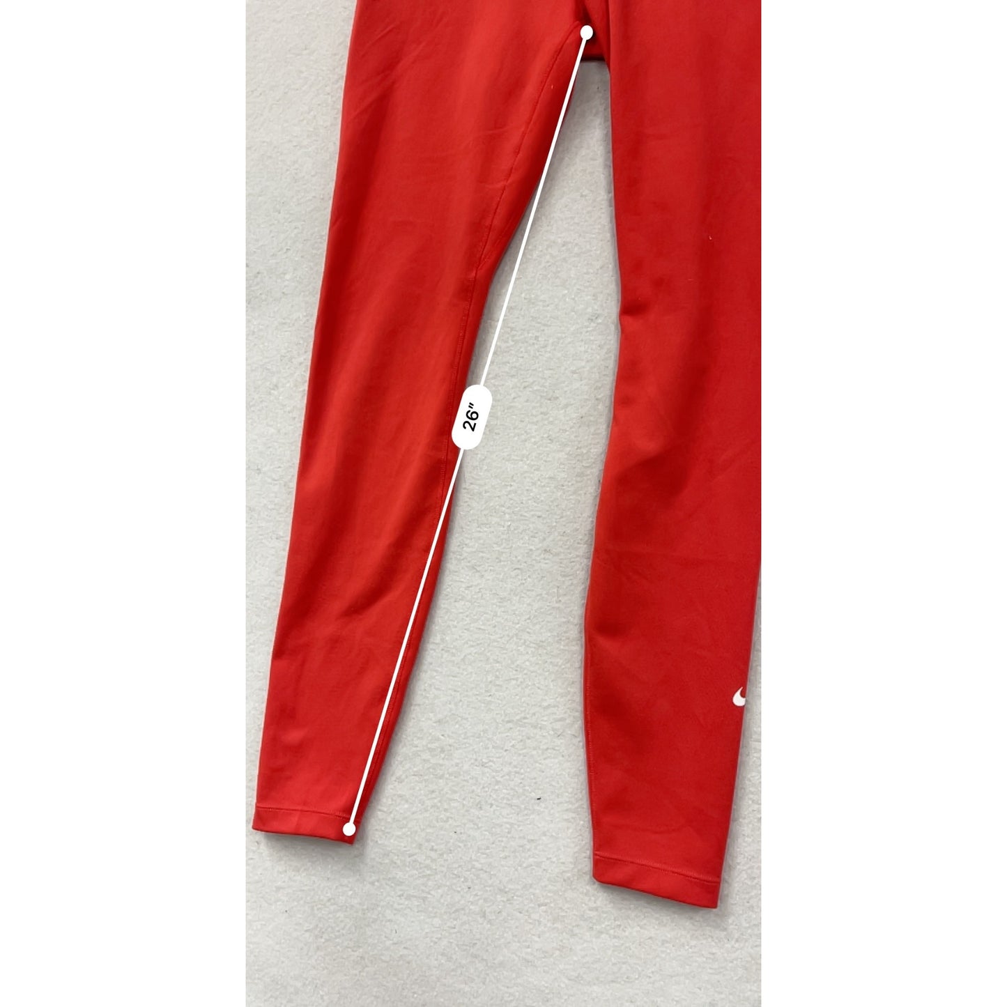 Nike Womens Red Dri-Fit Leggings Small #8472